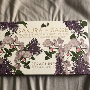 Sakura+sage vegan eyeshadow and blush pallette